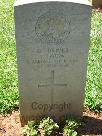 Dar Es Salaam War Cemetery - Louw, J